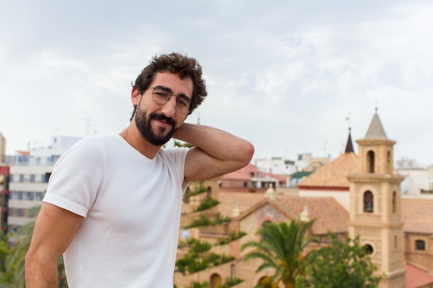 Young bearded man