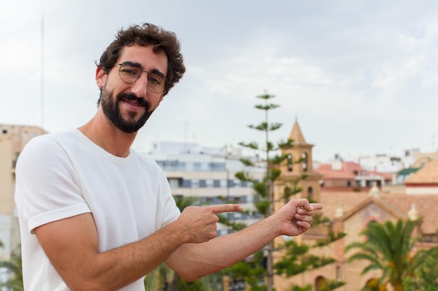 Photo young bearded man