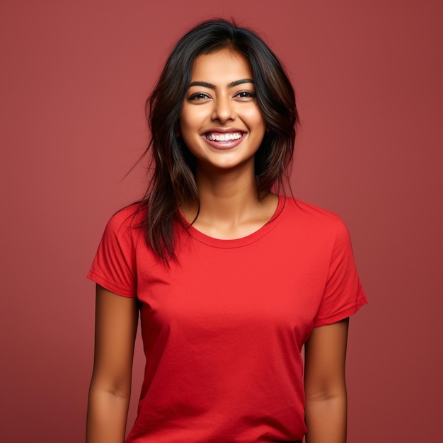 Young beautiful woman wearing casual clothes amazed and smiling