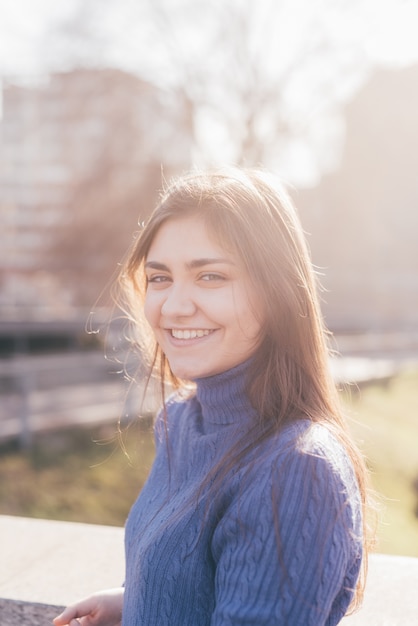 young beautiful woman