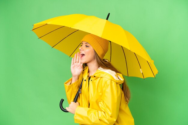 Young blonde woman over isolated background