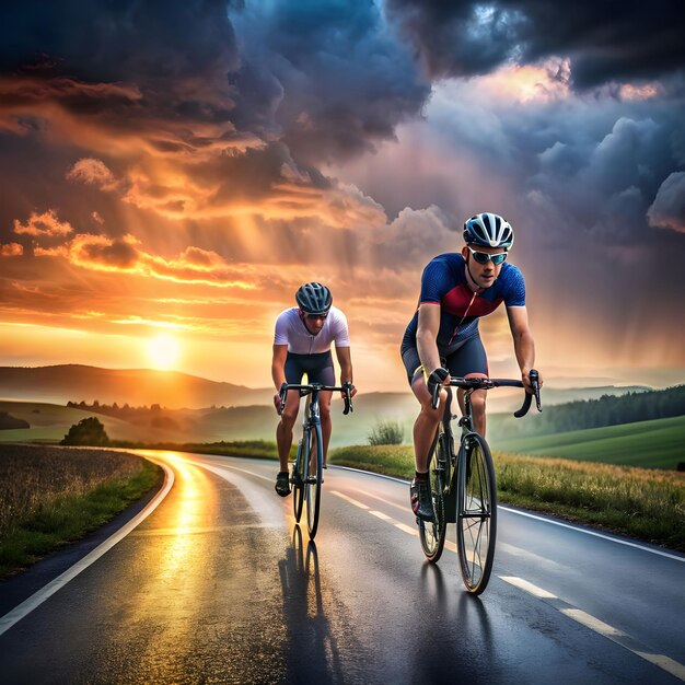 Foto ragazzo in bicicletta