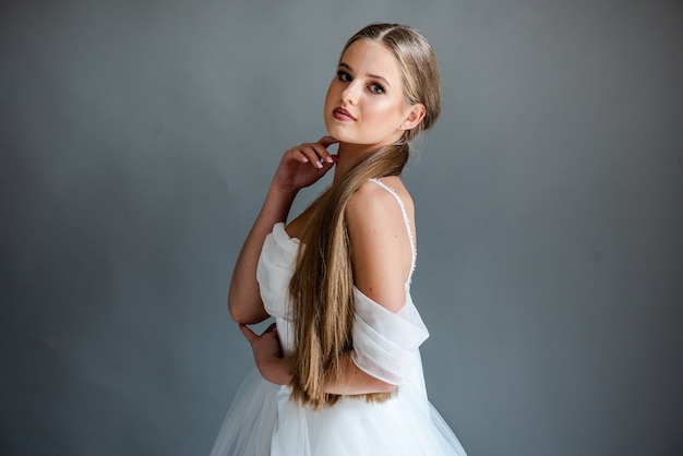 Young bride portrait