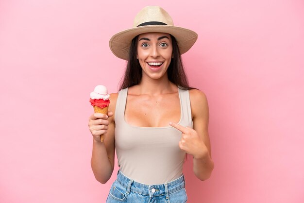 Young brunette caucasian woman