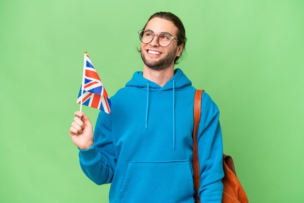 Young brunette handsome man