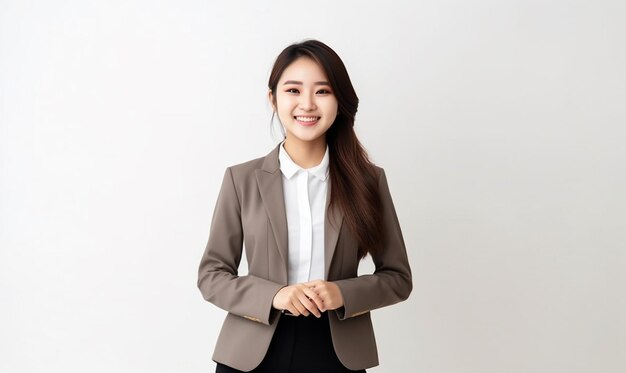 Photo young business woman in office suit