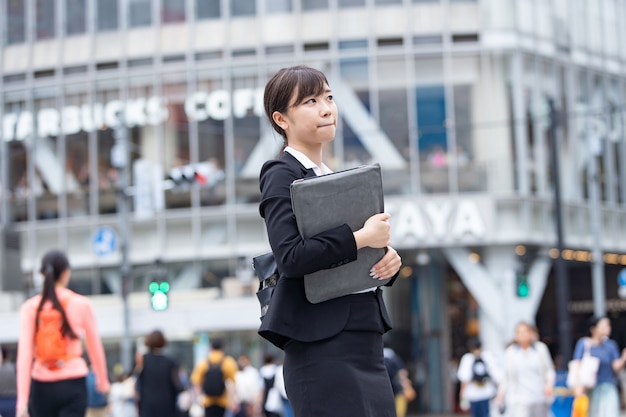 Young business woman