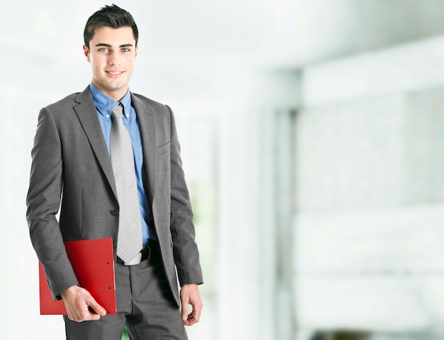 Young businessman in the office