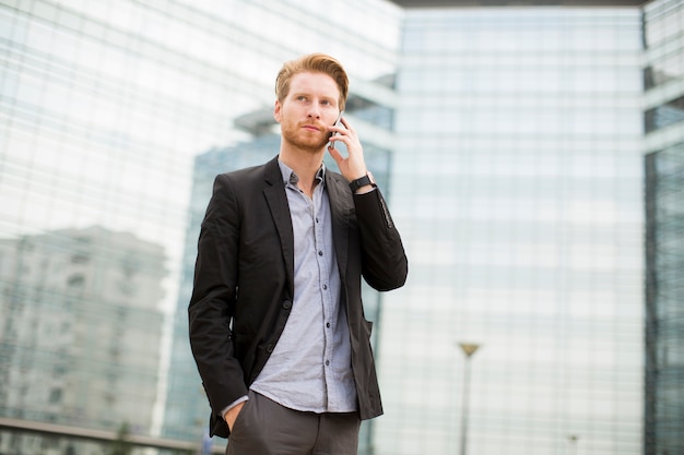 Young businessman outdoor