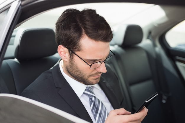 Young businessman on the phone