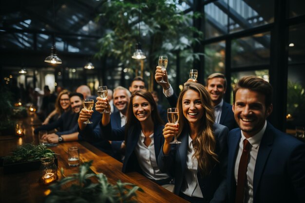 Foto giovani uomini d'affari dopo il lavoro in un pub