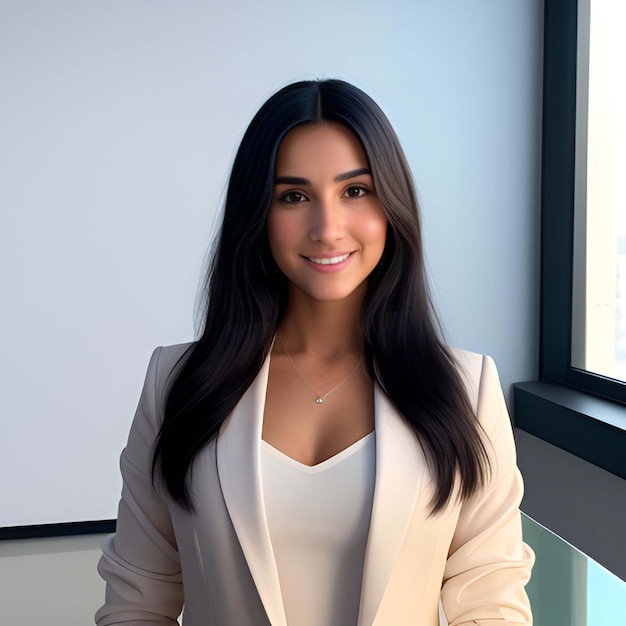 young businesswoman at office