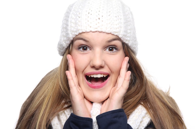 Photo young caucasian woman