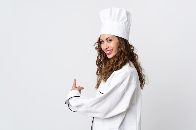 Young chef woman