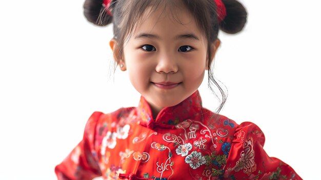 Young Chinese Girl with Hands on Hips