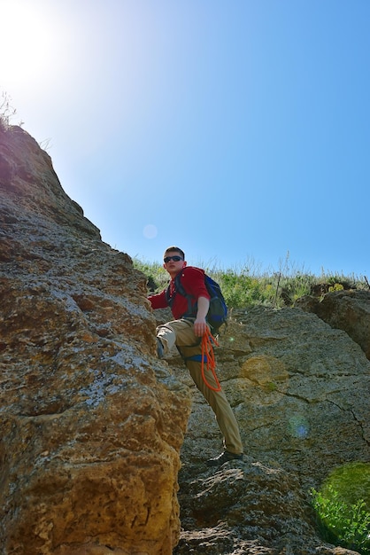 Young climber