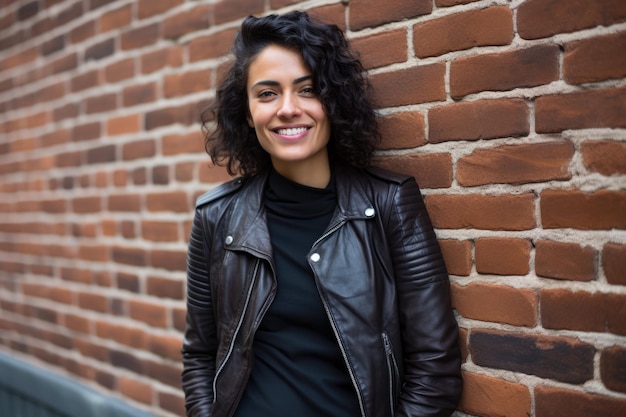 Young confident woman smiling