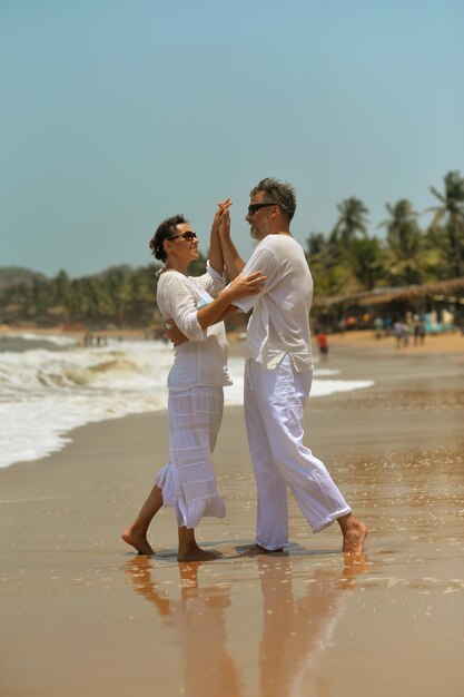 Young couple dancing