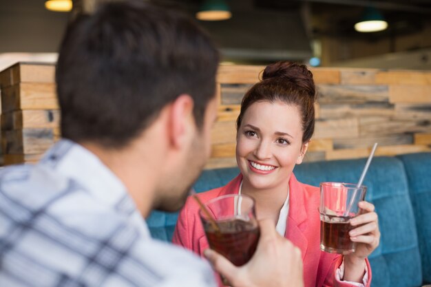 Young couple on a date