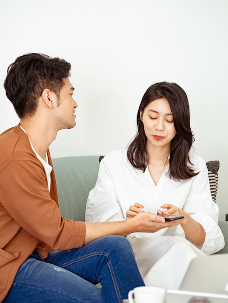 Young Couple Have Disagreement at Home.