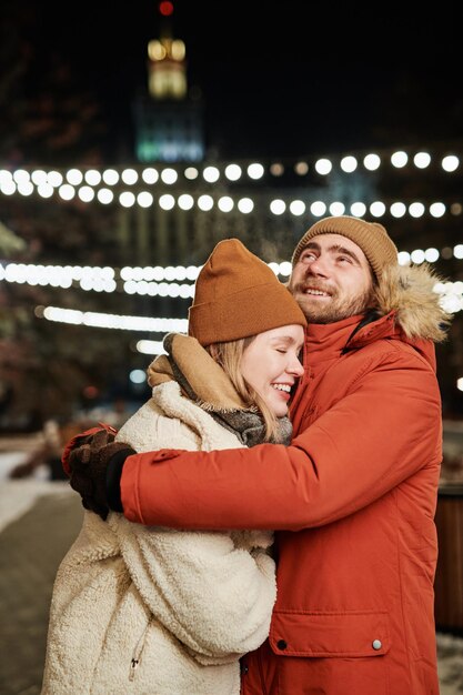 Young Couple Hugging