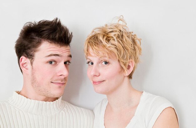 Young Couple Looking at the cameraxA