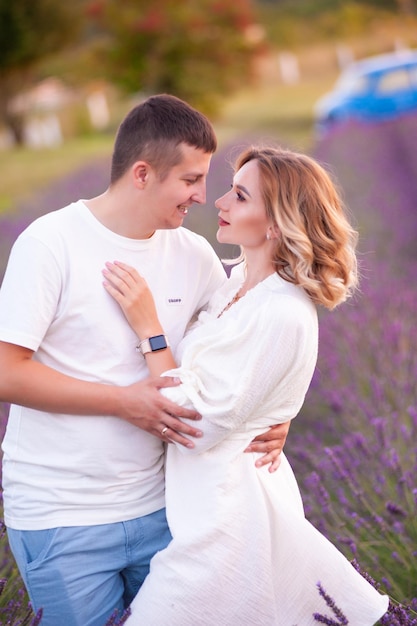 Young couple in love bride and groom  wedding day in summer. Enjoy a moment of happiness and love in