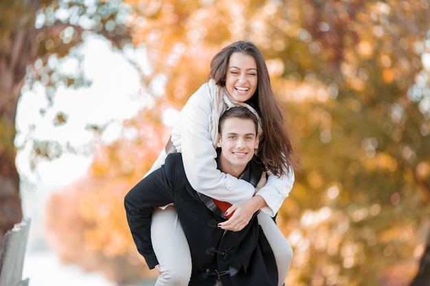 Young couple in love