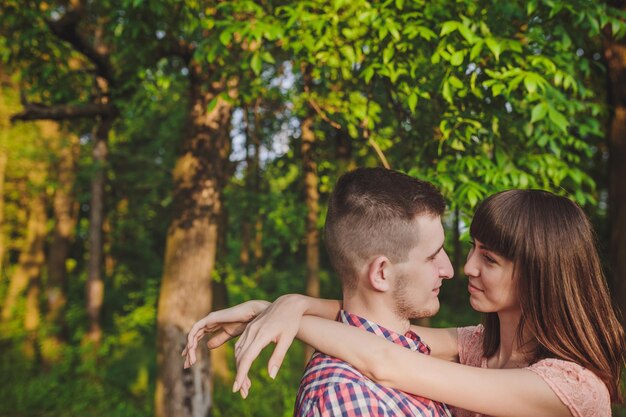 Young couple in love