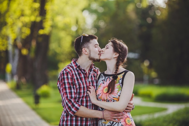 Young couple in love