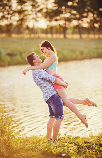 Young couple in love