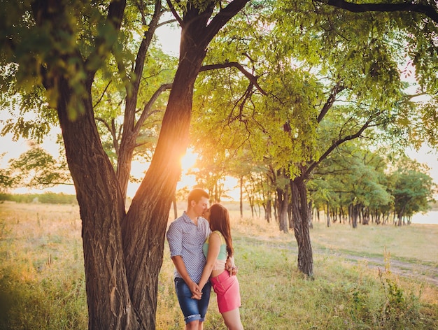 Young couple in love