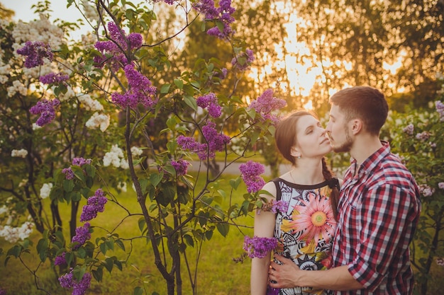 Young couple in love