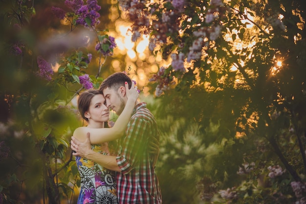 Young couple in love