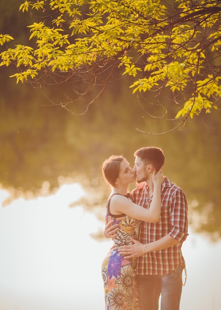 Young couple in love