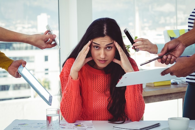 young creative manager feeling the pressure