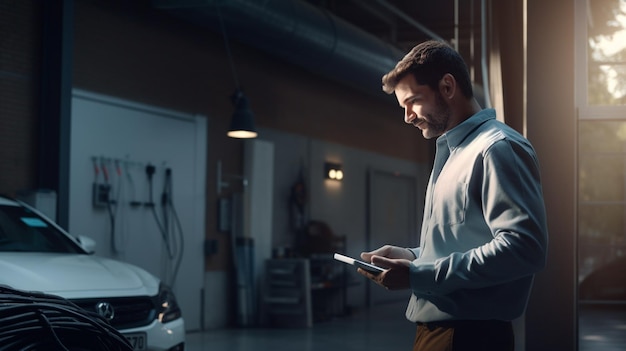 young customer service man working on a technical 2