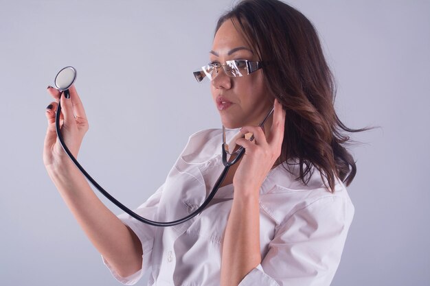 Young doctor with stethoscope