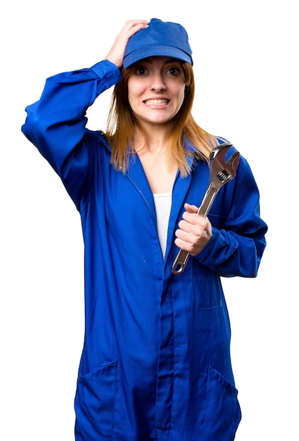 Photo young engineer woman