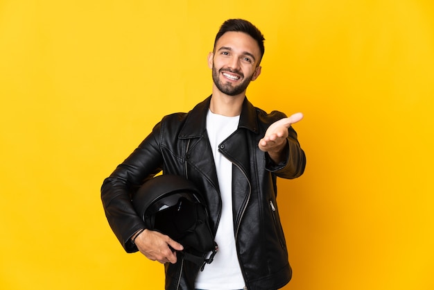 Young expressive guy posing