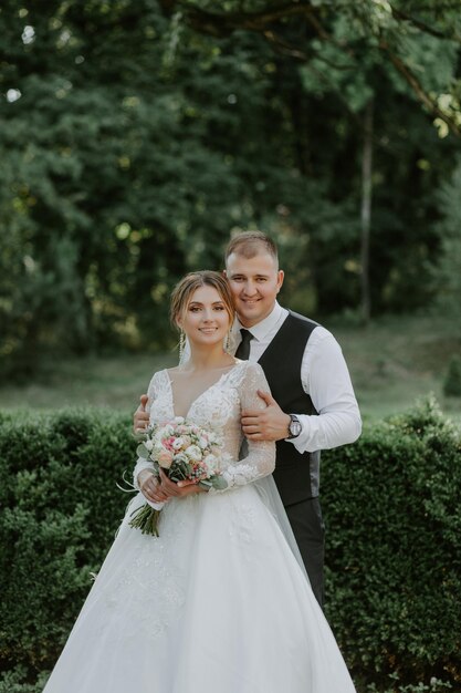 young family, the wedding, the newlyweds