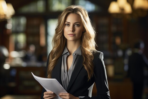 young female lawyer