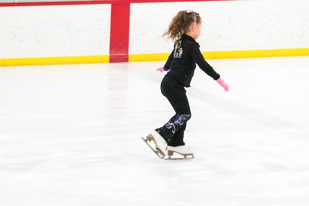 Young figure skater