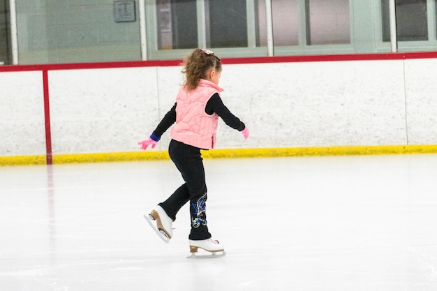 Young figure skater