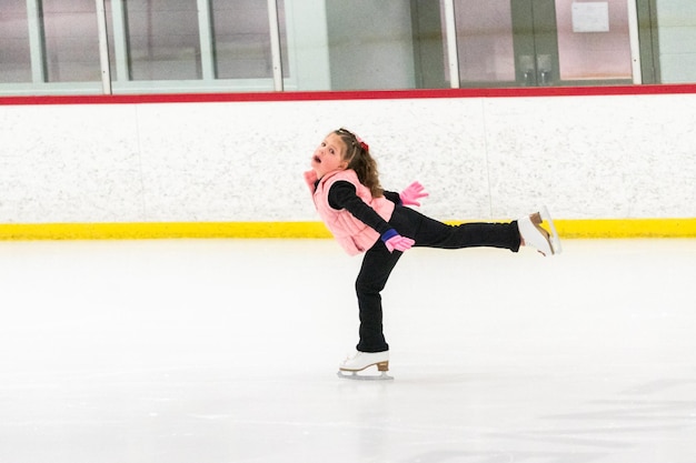 Young figure skater