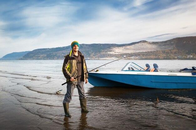 Young fisherman