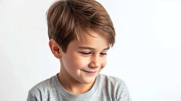 Young German Lad with Joyful Gaze