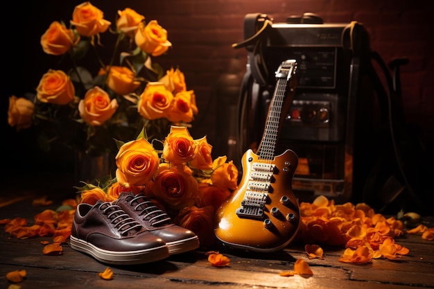 Young girl and Guitar