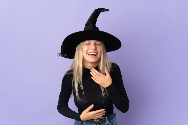 Young girl in halloween costume 