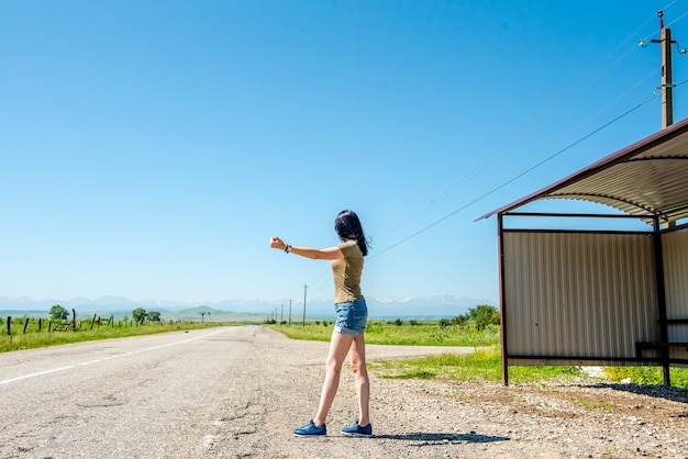 A young girl hitchhikers around Russia